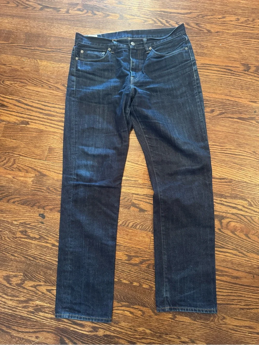 J. Crew Men's Indigo Straight-Leg Jeans W 32 L 32